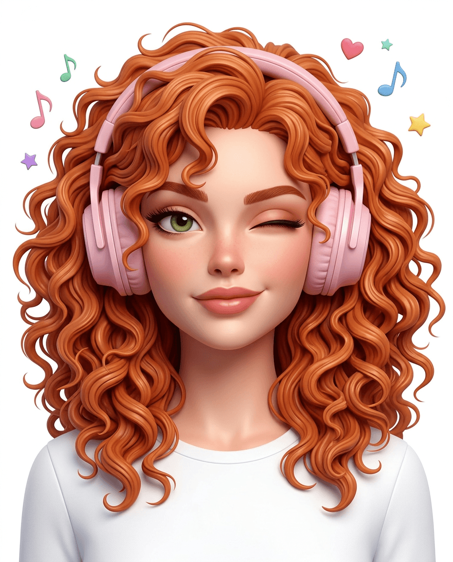 After result for Headphone 3D Avatar Portrait