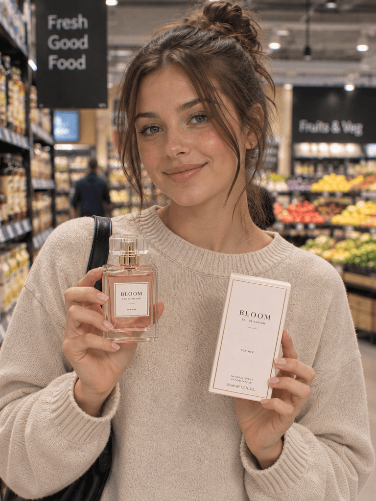 Bloom Perfume Market Portrait, a real GPT Image 2.5 · Flare result