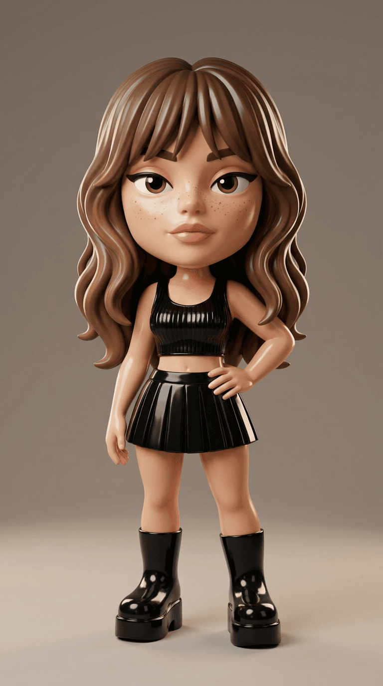After result for Glossy Designer-Toy Portrait