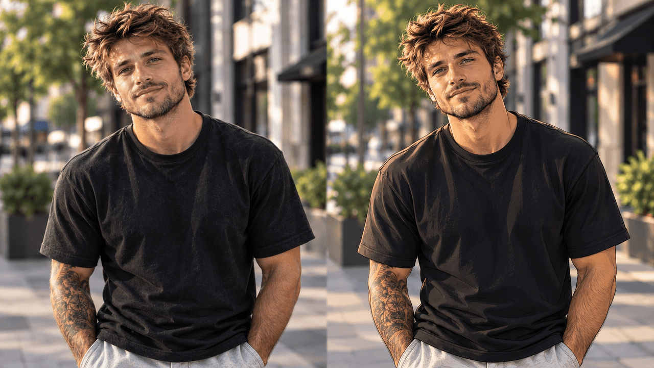 Real-to-Illustrated Street Portrait, a real GPT Image 2.5 · Flare result